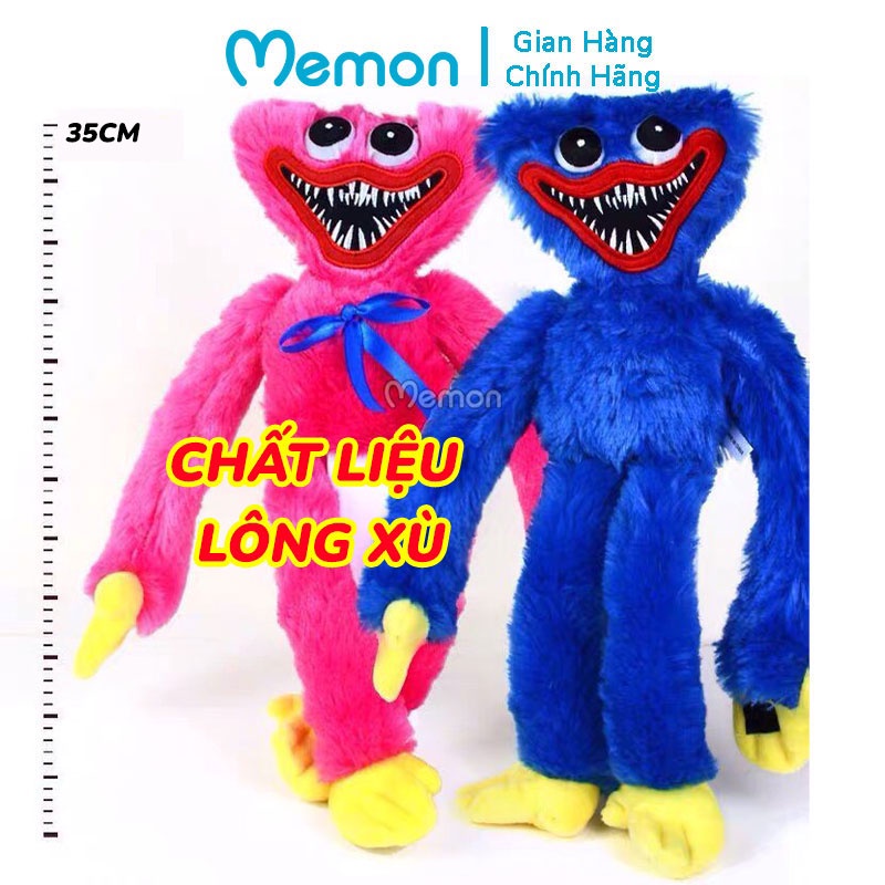 Gấu Bông Huggy Wuggy Trong Game Poppy Playtime - Memon