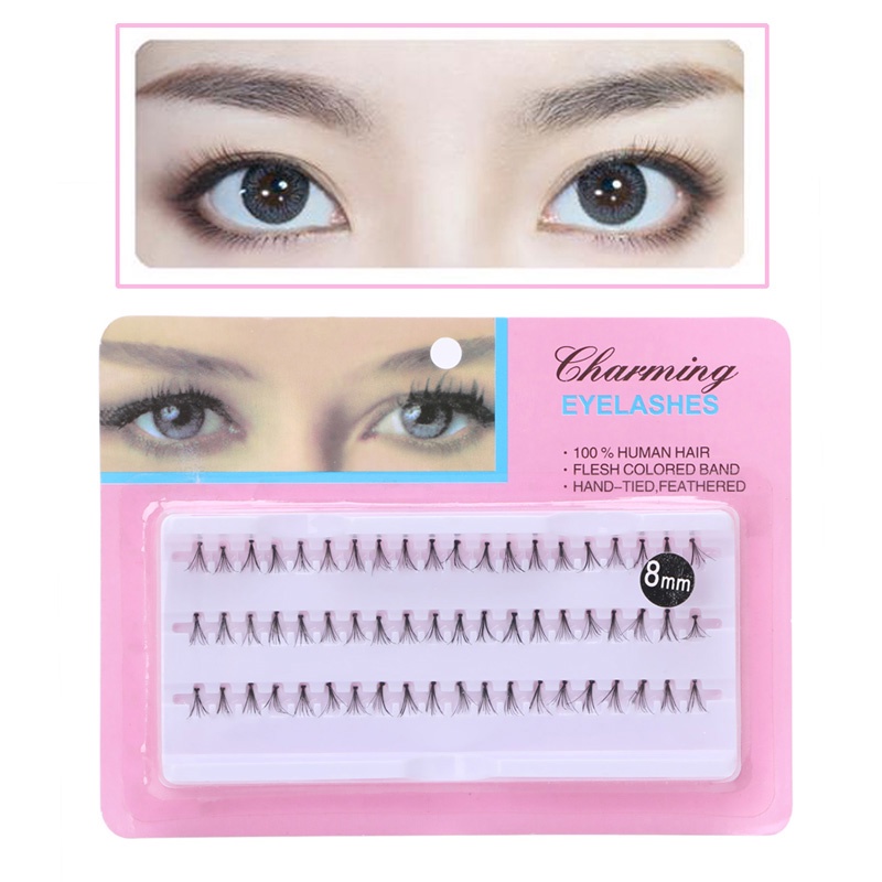 [Hàng mới về] Cụm lông mi giả 3d cong dày 0.15mm