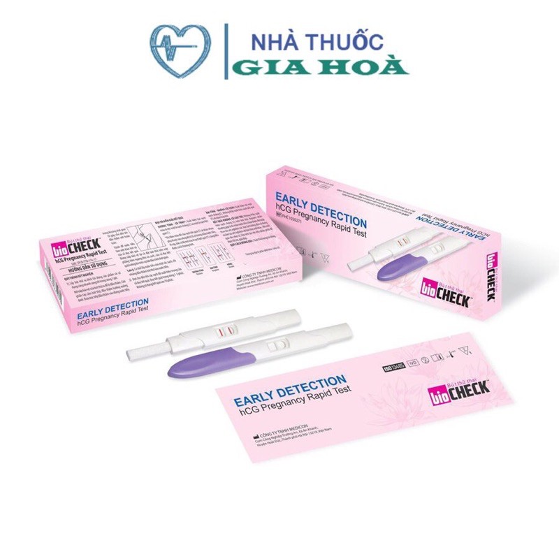 Bút thử thai Early Detection Biocheck / Dụng cụ phát hiện thai sớm, chính xác từ 7 đến 10 ngày sau quan hệ