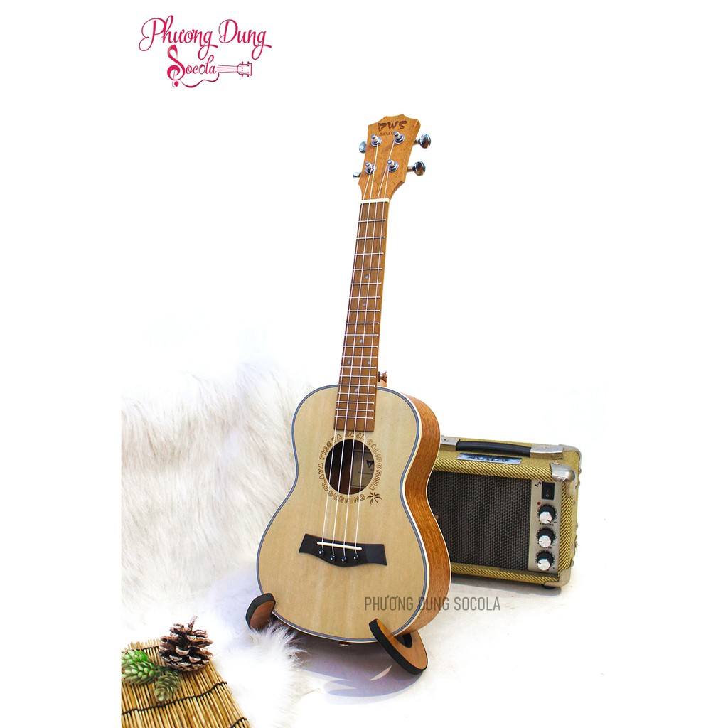 Đàn Ukulele Gỗ Thông chính hãng BWS size Concert