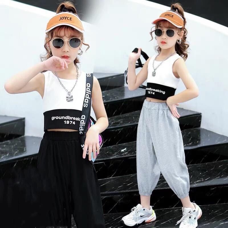 Set bộ Croptop bé gái