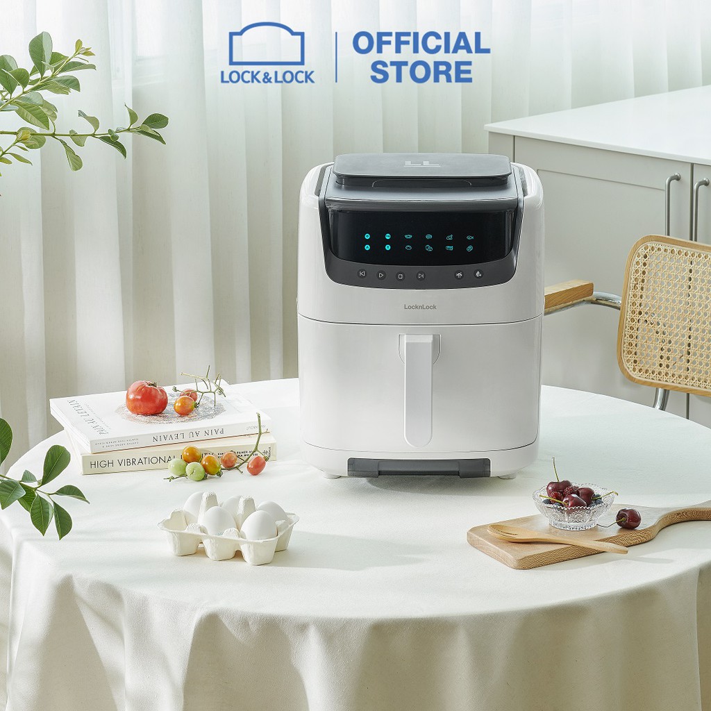 Nồi chiên không dầu kết hợp chức năng hấp Lock&amp;Lock Steam Air Fryer 7L EJF881