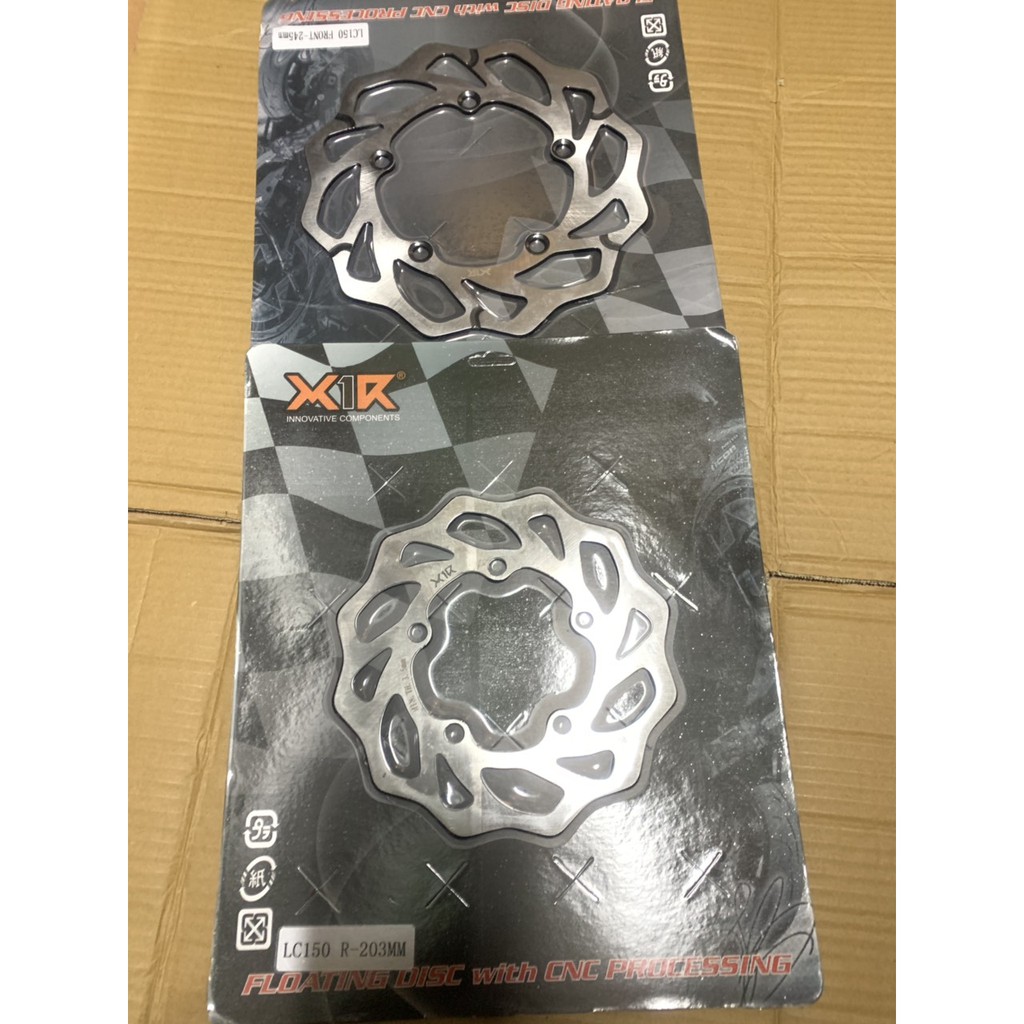 Dĩa thắng xe exciter 150 hiệu X1R 1 cặp trước sau