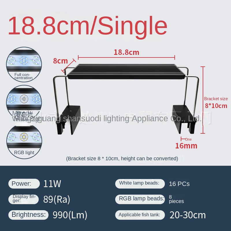 Đèn led Chống Thấm Nước Trang Trí Bể Cá