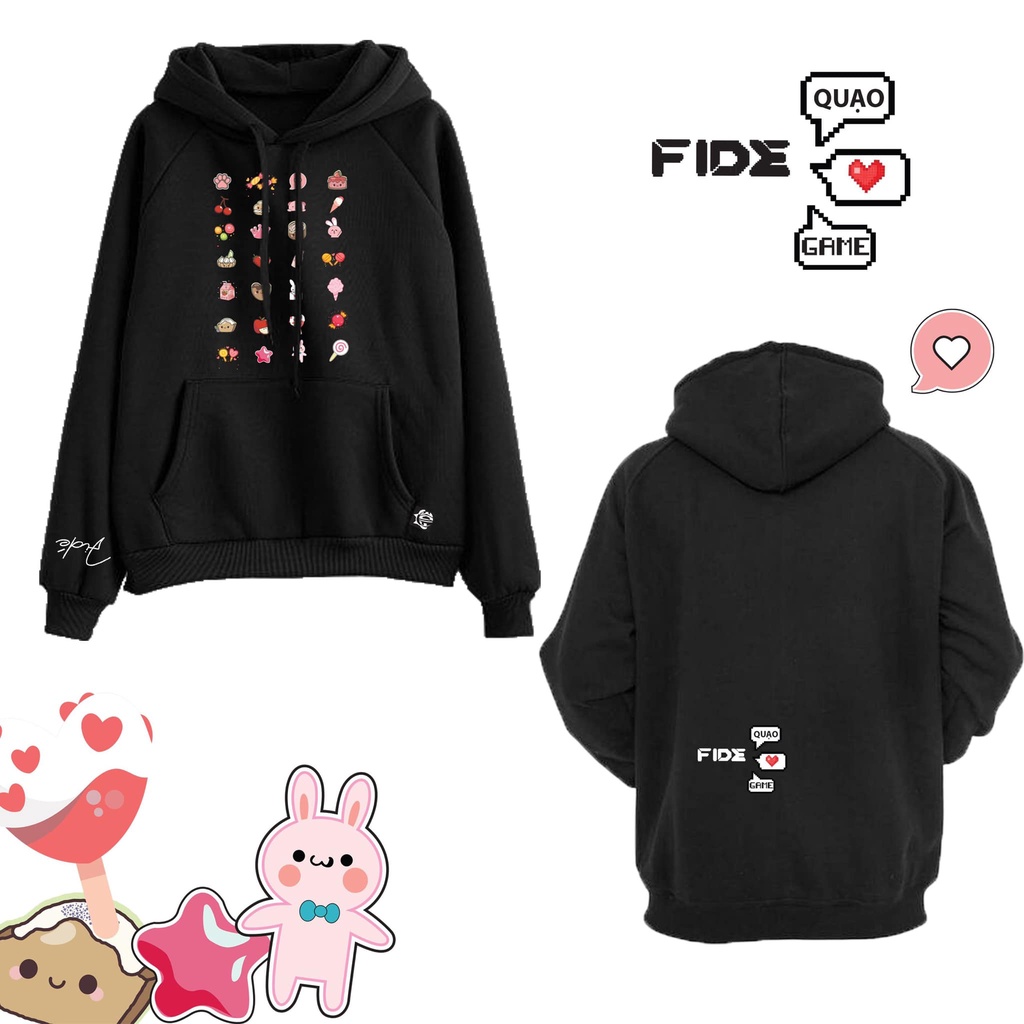 Áo Hoodie FIDE ulzzang unisex QUẠO
