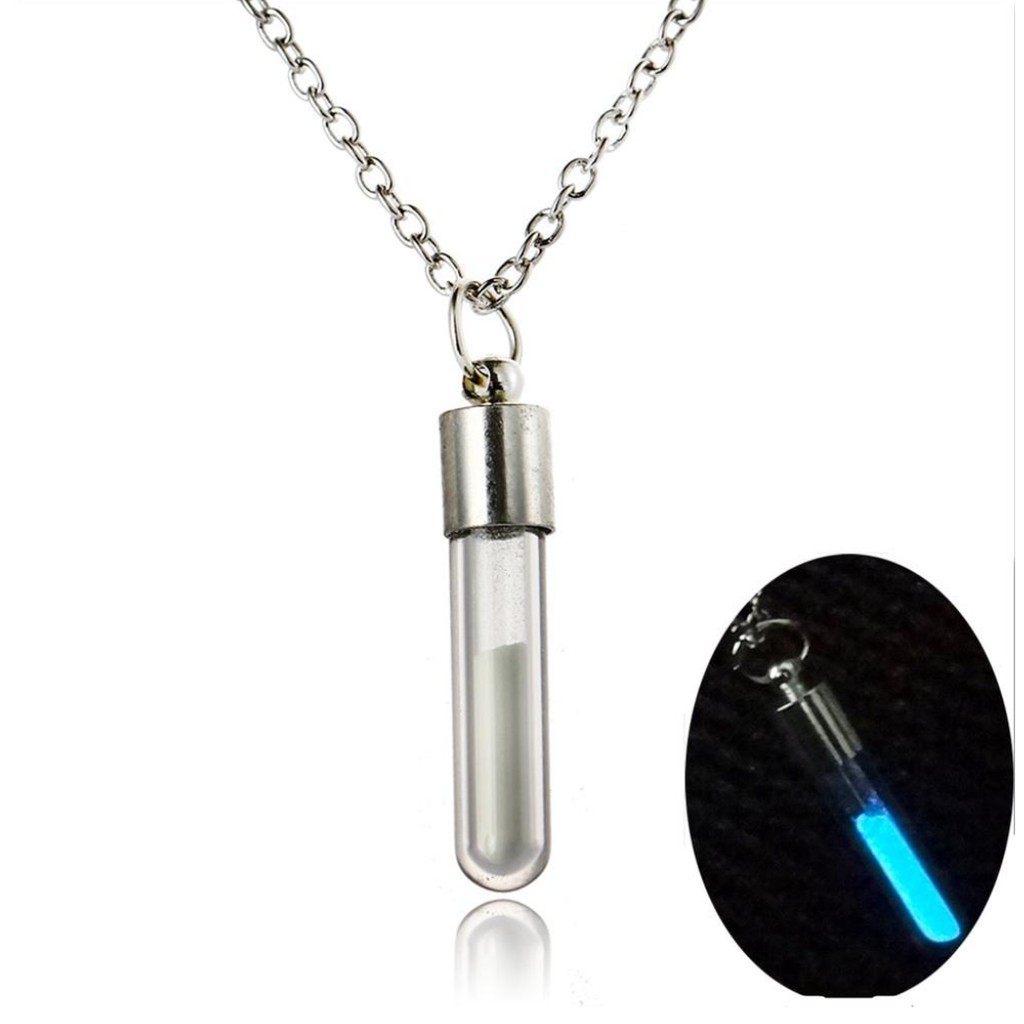 Dây Chuyền Nam Biểu Tượng Đồng Hồ Cát Dạ Quang Phát Sáng Trong Đêm DCDCHOURGLASS12