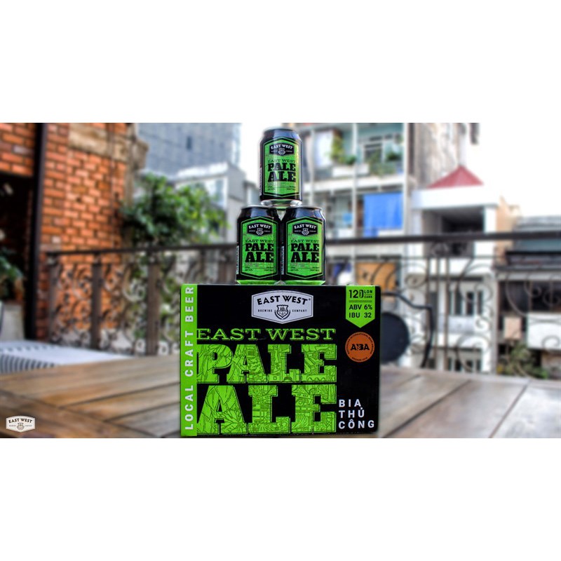 Lốc 4 lon bia East West Pale Ale (4 x 330ml)