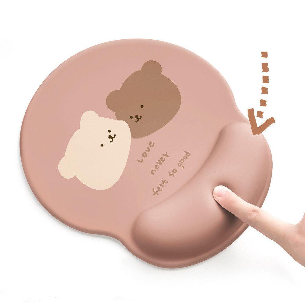Miếng Lót Chuột AUGUSTINA Hình Gấu Hoạt Hình 3D Dành Cho Máy Tính PC