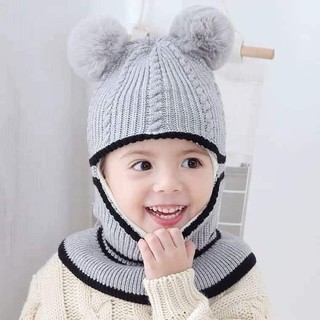 (phá giá)Mũ len ninja giữ ấm cho bé
