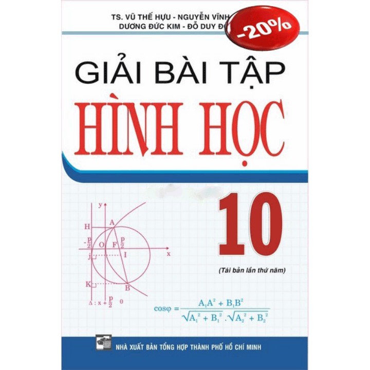 Sách Giải bài tập Hình học 10 - Chương Trình Chuẩn