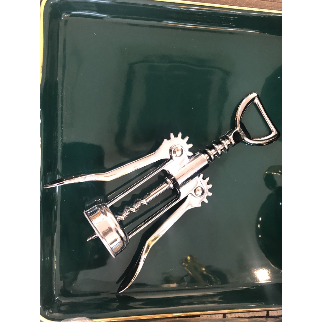 Dụng cụ khui mở rượu vang inox không rỉ bền đẹp dễ dàng sử dụng siêu tiện lợi