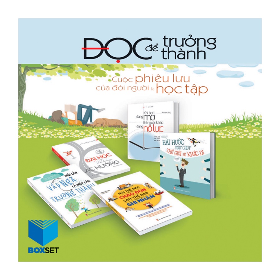 Sách - Combo Đọc Để Trưởng Thành - Tuyển Chọn Những Cuốn Sách Hay Dành Cho Bạn Trẻ (5 Cuốn) - ML