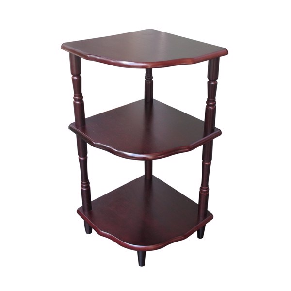 Kệ góc 3 tầng/ 4 tầng Đức Thành mã 40022K/41022K gỗ cao su chống mối mọt - Phân Phối Chính Hãng Bởi SCG Home