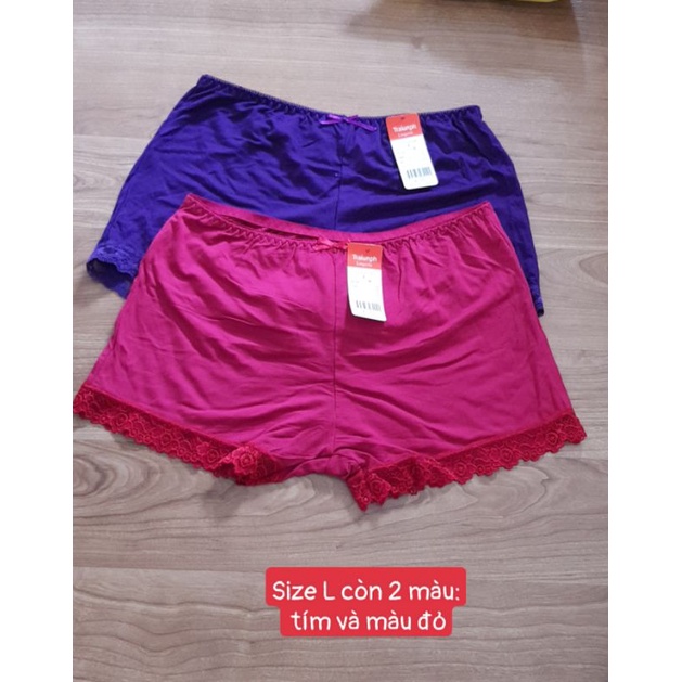 MUA 5 TẶNG 1 Đủ màu đủ size M L XL 2XL QUẦN ĐÙI REN MẶC TRONG VÁY (bà bầu mặc được size 2XL)