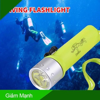 [Hàng Cao Cấp ] Đèn Pin Lặn Chống Thấm Nước Chất Lượng Cao