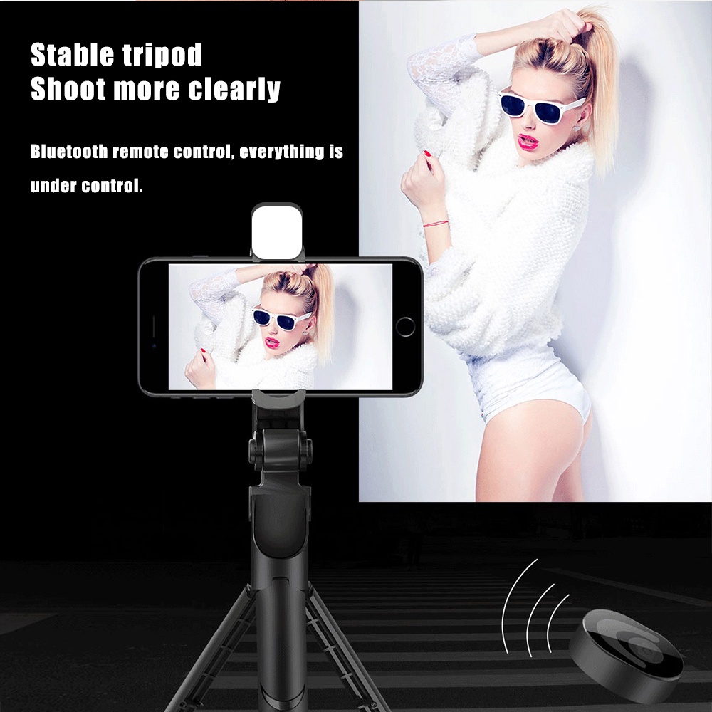 Gậy selfie - Gậy chụp ảnh Bluetooth đa năng XT-10s Thế Hệ 2 - Gậy chụp hình vừa tự sướng và trippo 3 chân