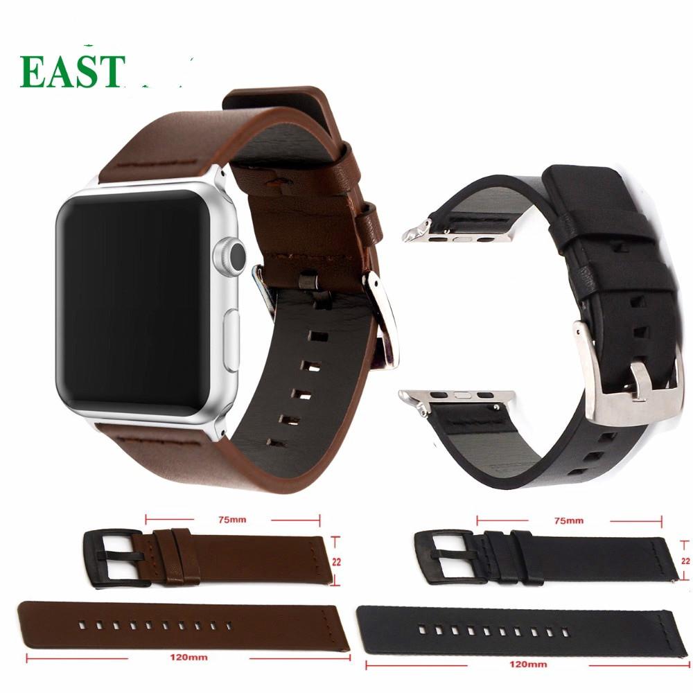 For Apple Watch Band 42mm 38mm 40mm 44mm iWatch Watch Accessories Genuine Leather Bracelet  iWatch Strap Watchband