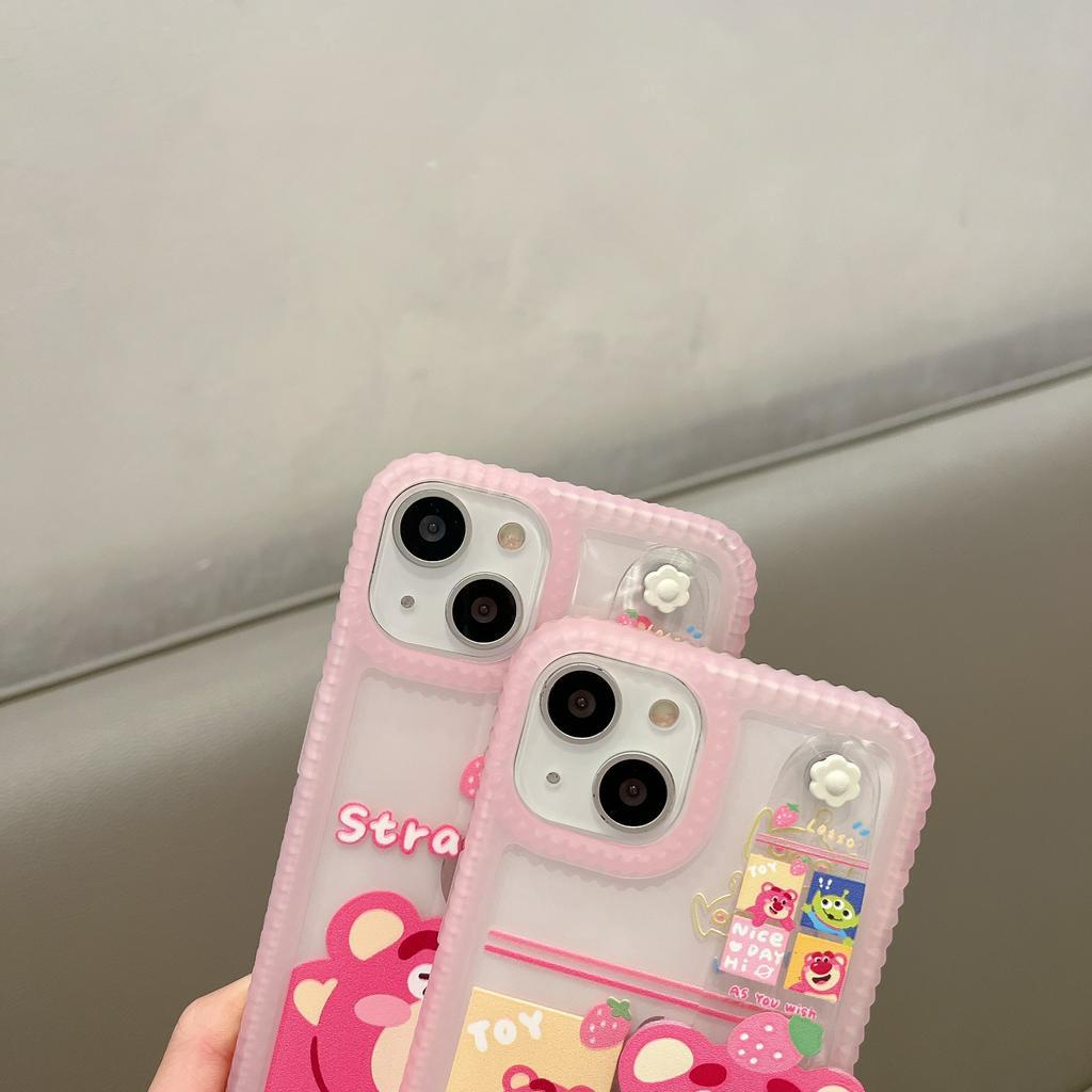 Ốp Điện Thoại Chống Sốc Hình Gấu Cho iPhone 14Promax / 14Pro / 14 / 13Promax / 13Pro / 13 / 12 / 11