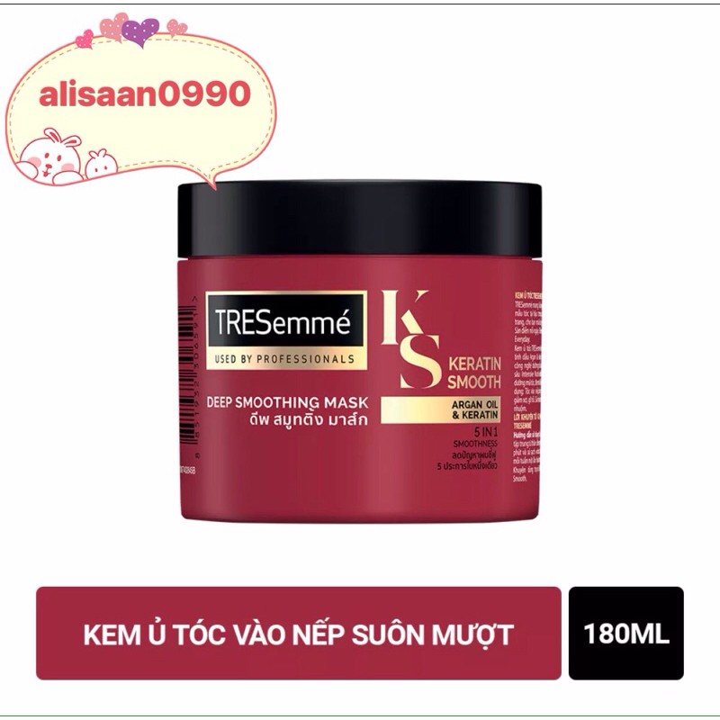 KEM Ủ TÓC TRESEMMÉ KERATIN TINH DẦU ARGAN 180ML