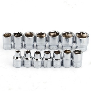 Set 14 đầu vặn đai ốc 3/8" 6 7 8 9 10 11 12 13 14 15 16 17 18 19mm dùng để sửa chữa xe hơi