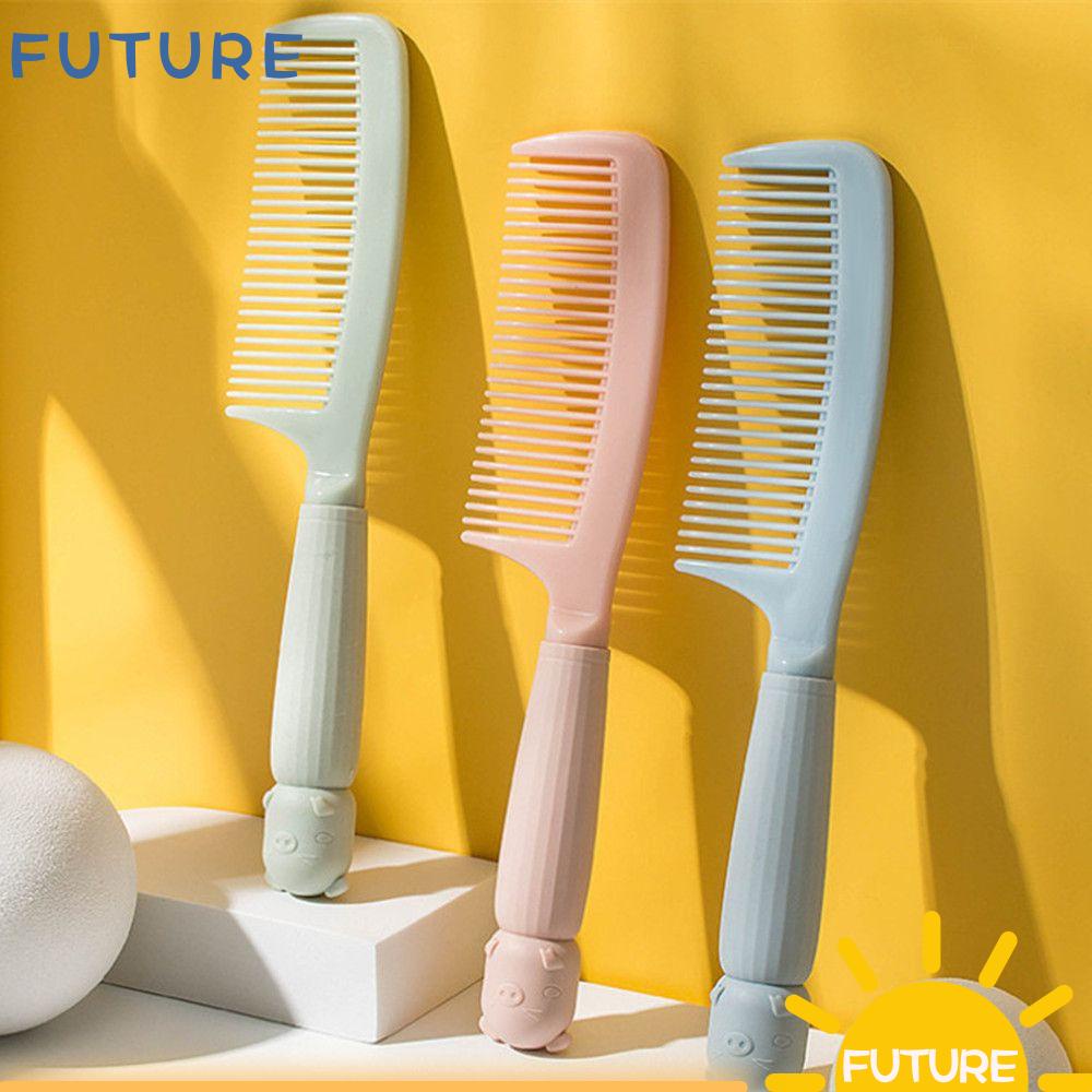 Lược Chải Tóc Bằng Nhựa Mềm Chống Tĩnh Điện Hình Chú Heo Nhiều Màu Sắc