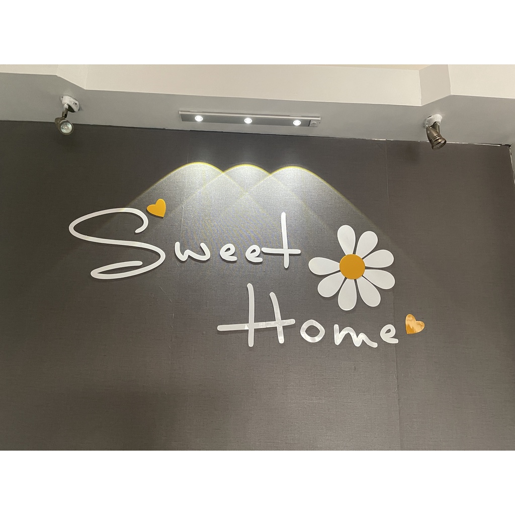 Tranh mica trang trí Sweet Home trang trí nhà cửa, phòng khách, phòng ngủ 21 Kiểu Màu