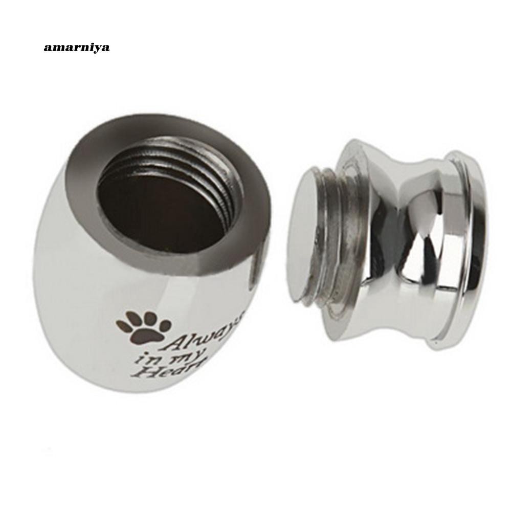 Phụ kiện đựng tro cốt thú cưng làm kỉ niệm bằng thép không gỉ