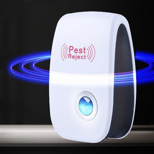Máy Đuổi Chuột Gián Muỗi Côn Trùng Bằng Sóng Siêu Âm