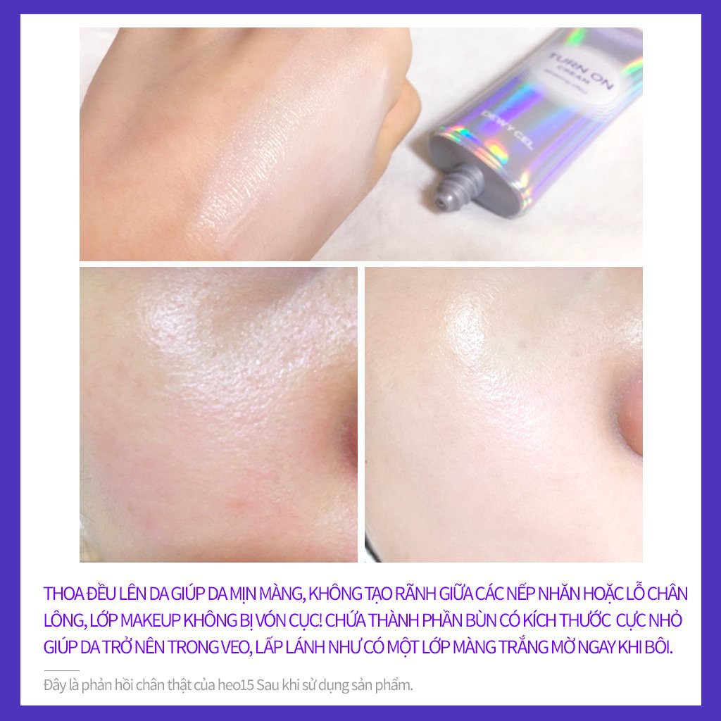 Kem Dưỡng Nâng Tone Da DewyCel Turn On Cream GomiMall | BigBuy360 - bigbuy360.vn