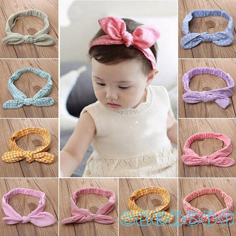 Băng đô tai thỏ xinh xắn cho bé trai và gái