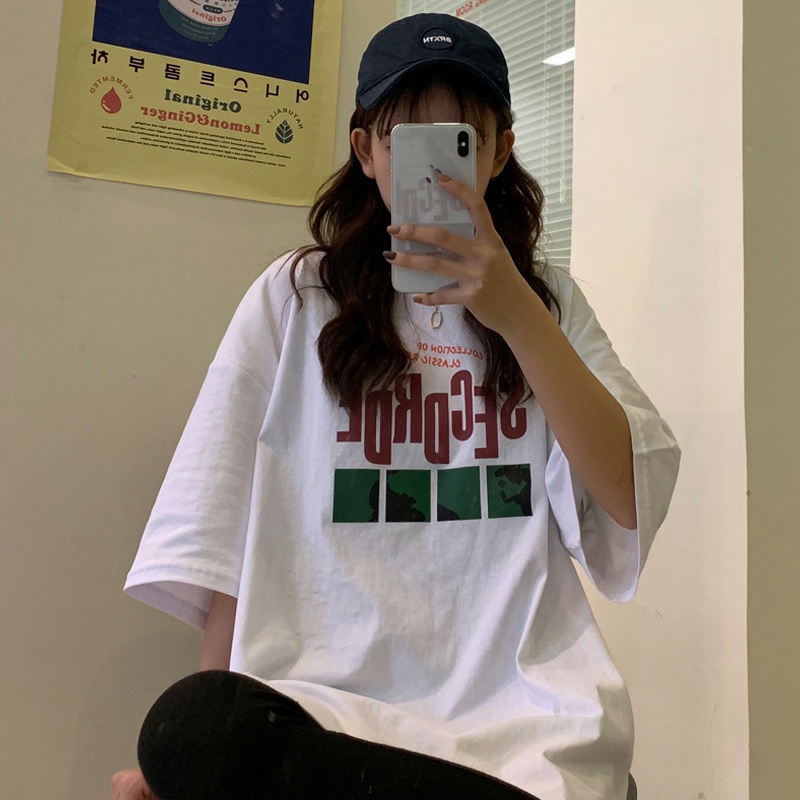 Áo Thun Nữ Form rộng tay lỡ form rộng in chữ cực xinh cực chất mẫu mới  - ĐĂNG QUANG FASHION