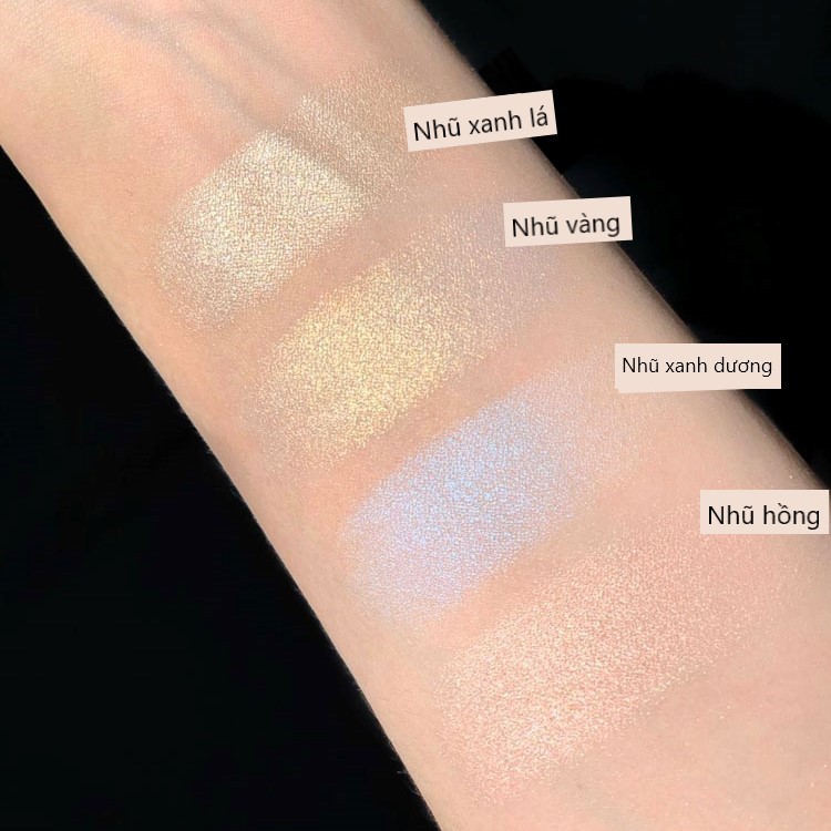 Bảng phấn mắt 4 màu HERORANGE The Feeling Of Heart highlight Highlightep Palette HERO08 HERO45 HERO73