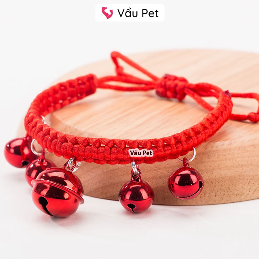 Vòng cổ cho chó mèo thú cưng: Vòng 5 chuông