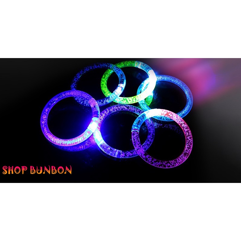 Vòng Tay Điện Tử Có Đèn Led - Dạ Quang Bằng Acrylic Cho Người Lớn / Trẻ Em