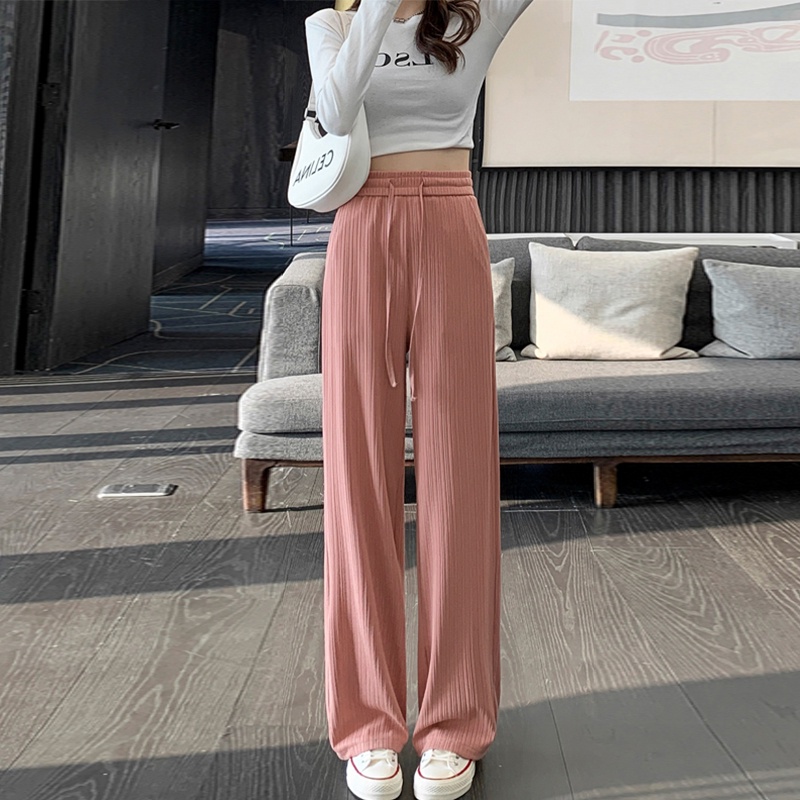 Quần ống rộng Lưng Cao 5 Màu Sắc Lựa Chọn Thời Trang Hàn Quốc Cho Nữ