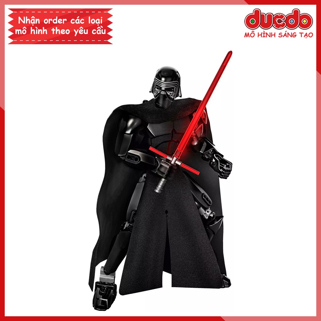 No.606 -2 Lắp ghép Chiến tranh giữa các vì sao Kylo Ren - Đồ chơi Xếp hình Mô hình Minifigures 75117