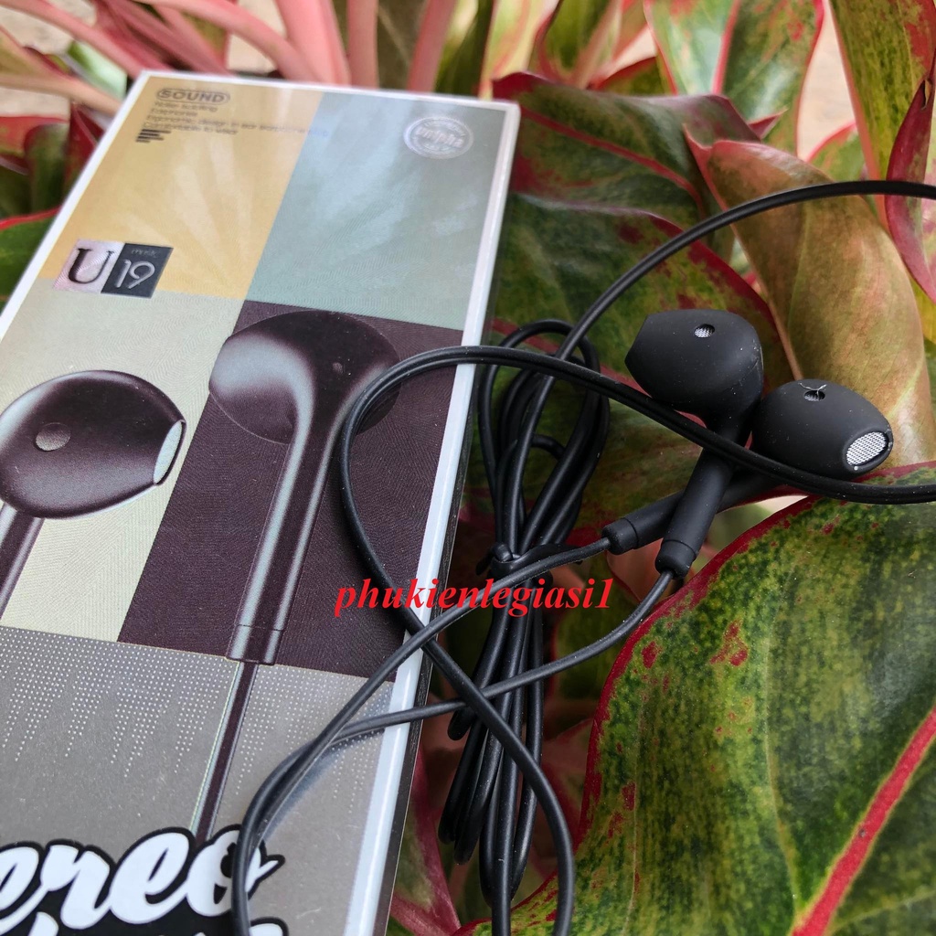 Tai nghe jack mã 3.5mm mã U19 màu ngẫu nhiên