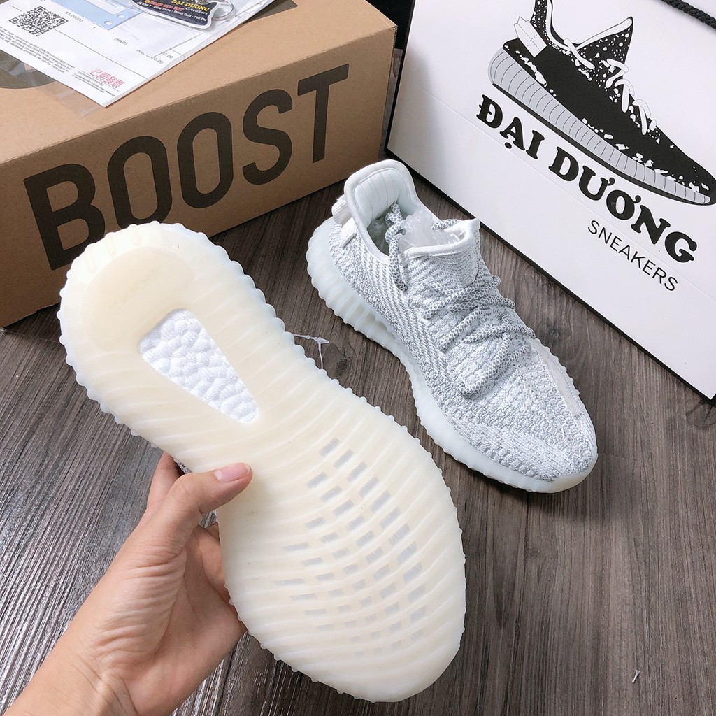 yzi350 trắng phản quang [TẶNG MÓC KHÓA - FULL BOX]giày yzi 350 trắng phản quang giày thể thao V2 trắng phản quang nam nữ | BigBuy360 - bigbuy360.vn