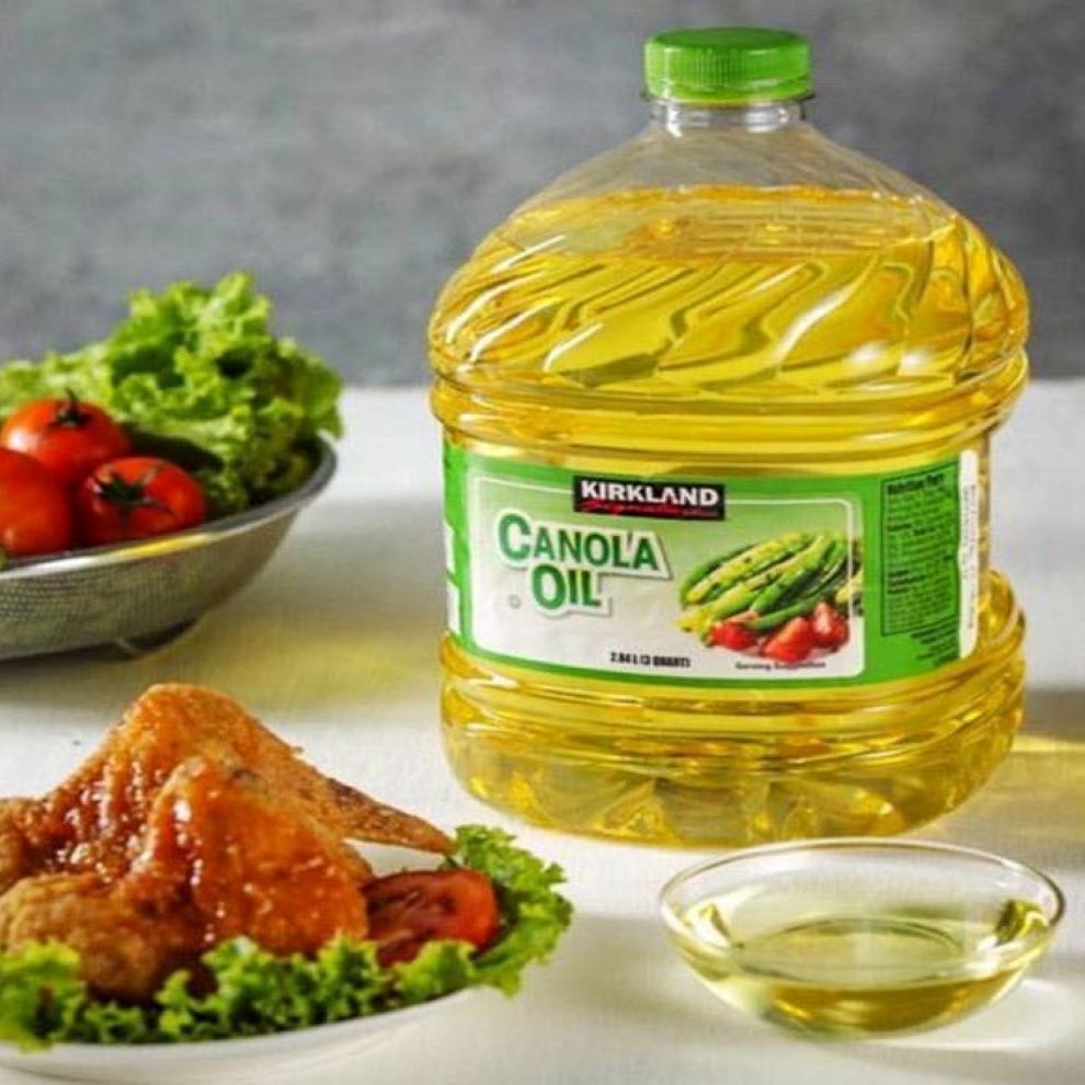 🌻  Dầu Ăn Hoa Cải Mỹ Kirland Chính Hãng 100% Tốt Cho Sức Khỏe Cả Gia Đình - Cal 2.84L