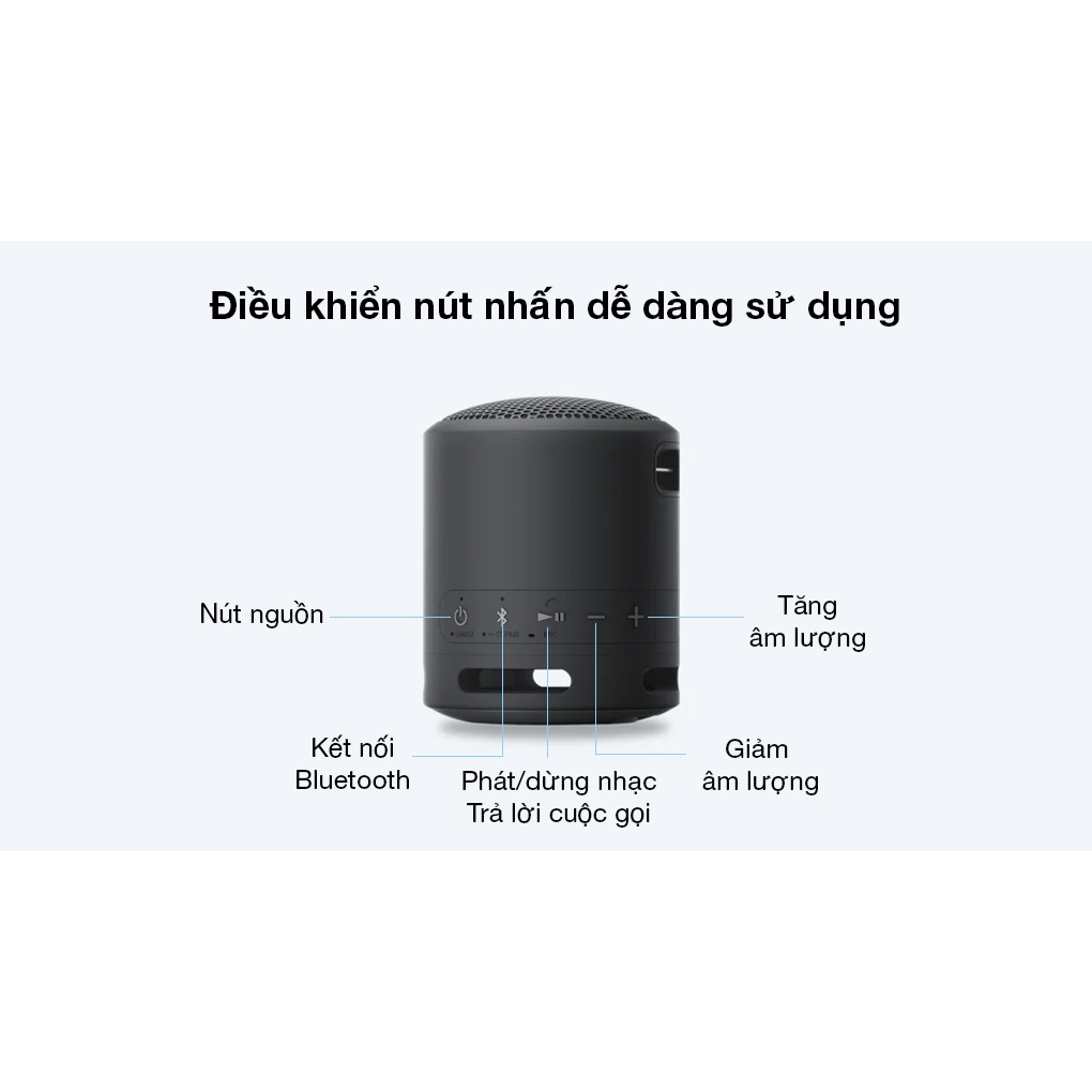 Loa di động Sony SRS-XB13 SRS-XB12 SRS XB13 XB12 - Chính hãng Sony Việt Nam