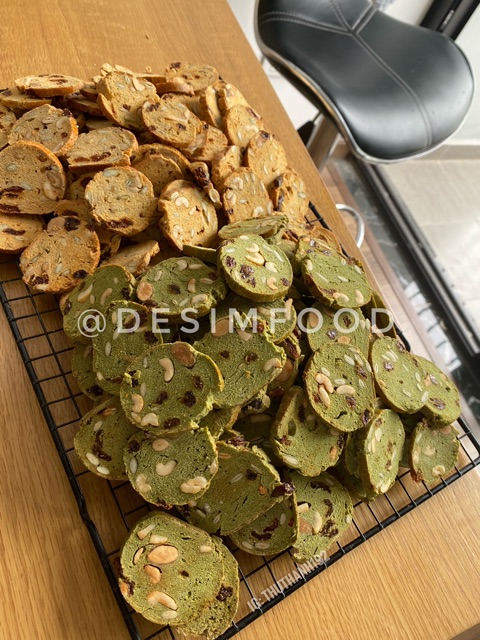 Biscotti ăn kiêng/ không đường giảm cân vị cacao/matcha  [đã + 2% phí thanh toán]