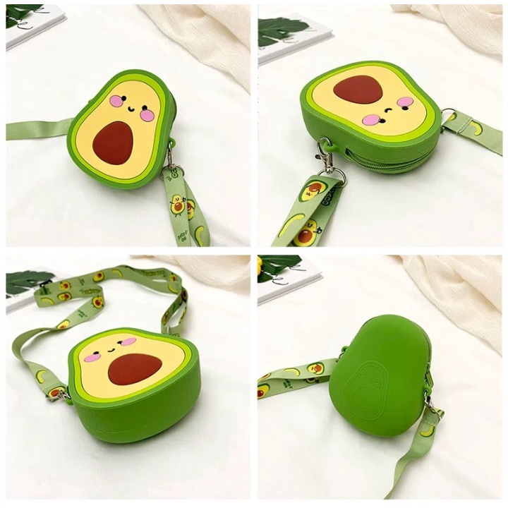 Túi Đeo Chéo SIlicon Hoa Quả Cho Bé