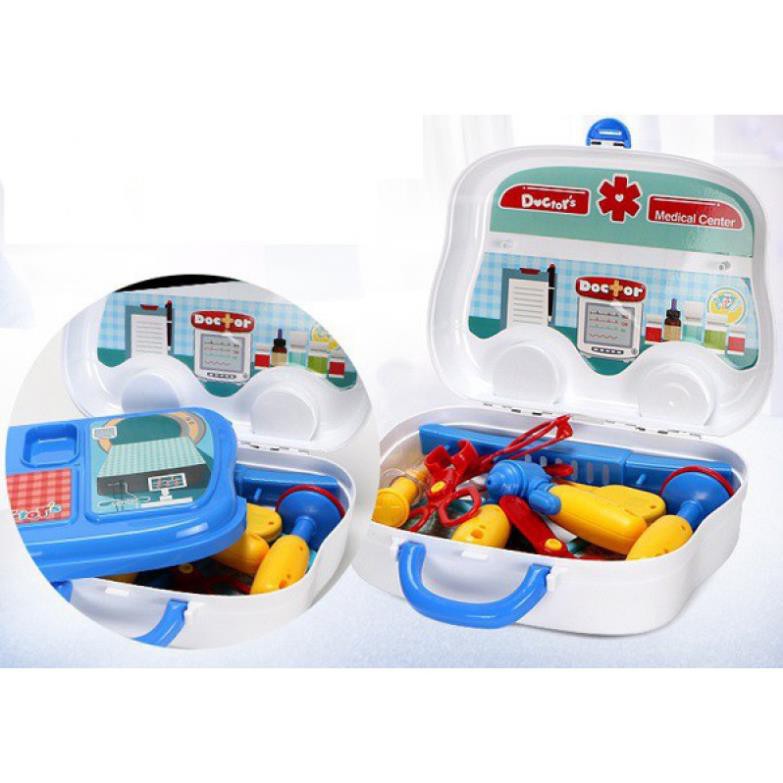 Vali đồ chơi bác sỹ màu xanh Toys House 008-918 - đồ chơi bác sỹ cho bé/ đồ chơi bé trai/ bé gái - đồ chơi giáo dục sớm