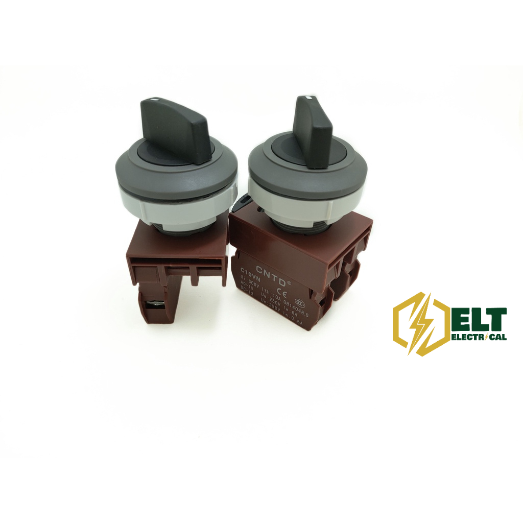 30MM CNTD CHỌN CÔNG TẮC BẬT/TẮT ( C3SNS-F2 ) & BẬT/TẮT/BẬT ( C3SNS-F3 )