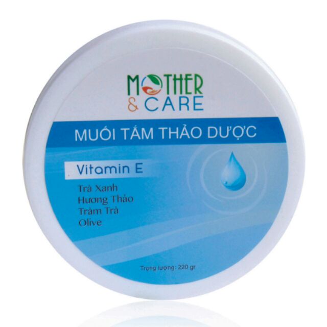 Muối tắm thảo dược mother and care 220g