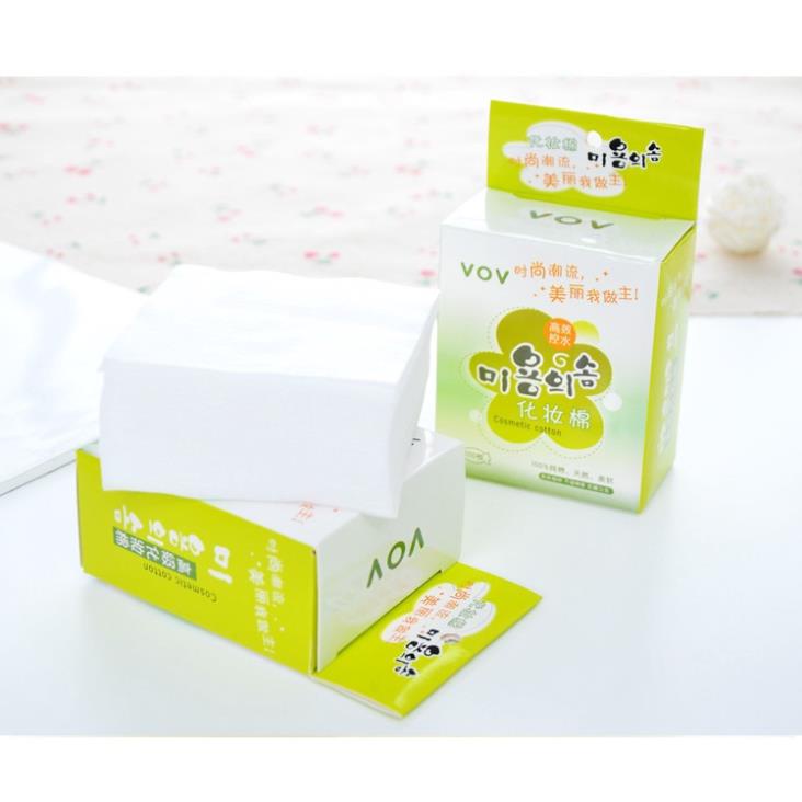 Bông Tẩy Trang Chất Cotton Hộp 100 Tờ