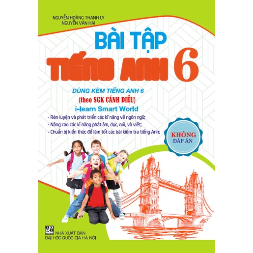 SÁCH - Bài tập Tiếng Anh 6 dùng kèm Tiếng Anh 6 (theo sách giáo khoa cánh diều) - HAB