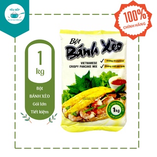 Bột bánh xèo 1kg gói lớn tiết kiệm giòn không nồng mùi nghệ