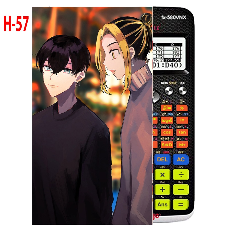 Decal Máy tính CASIO fx570, fx580...anime Tokyo Revengers