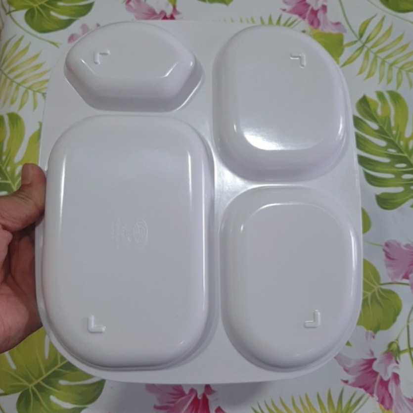 Khay ăn cho bé hình thú dễ thương,Khay 18 Nhựa Melamine Cao Cấp
